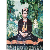 Shawl Frida Kahlo botanische tuin 2117